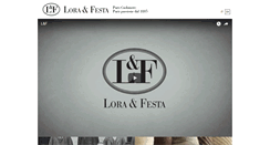 Desktop Screenshot of lorafesta.com
