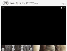 Tablet Screenshot of lorafesta.com
